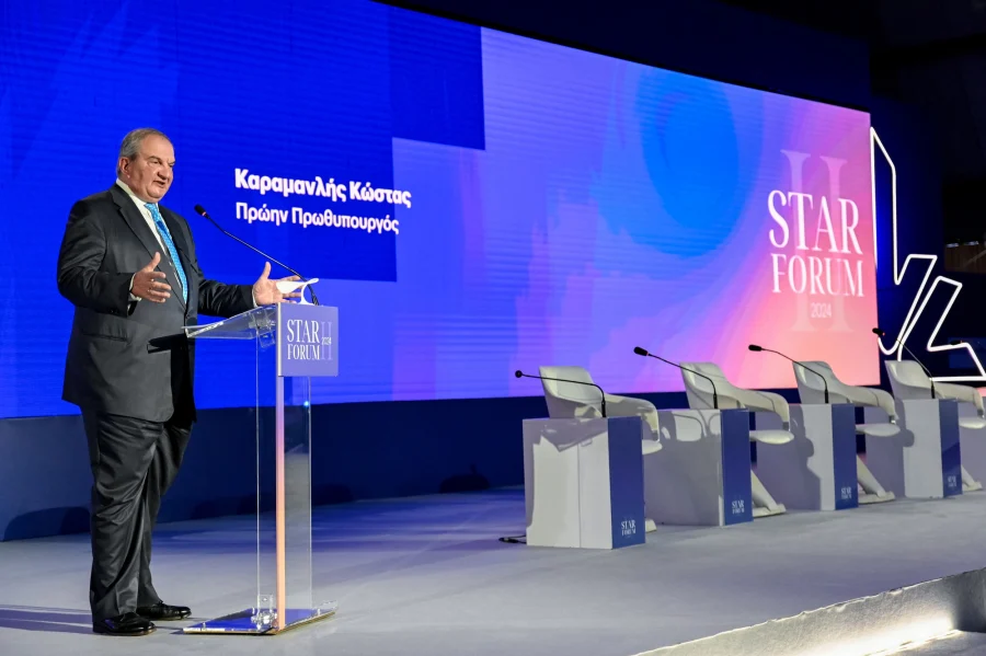 Η ομιλία του πρώην πρωθυπουργού Κώστα Καραμανλή στο συνέδριο Star Forum 2024