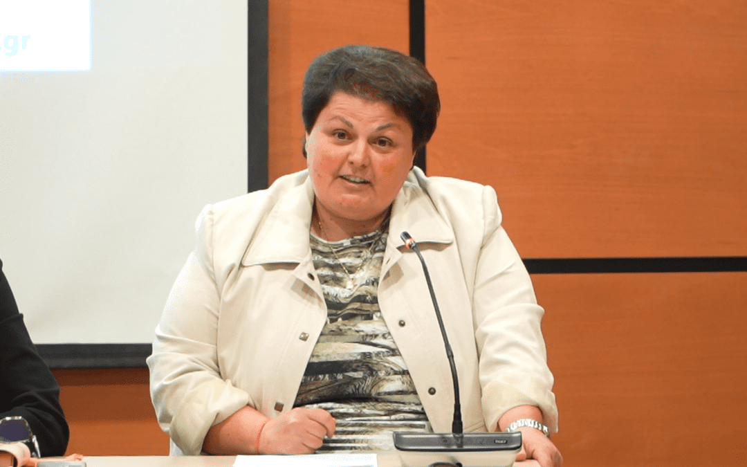 Η ομιλία της Τασούλας Γεωργιάδου στην Δράμα στις 21/4/2024